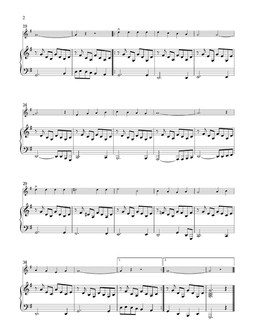 The Last Supper (from Jesus Christ Superstar) Violin Solo scores gallery preview page 2