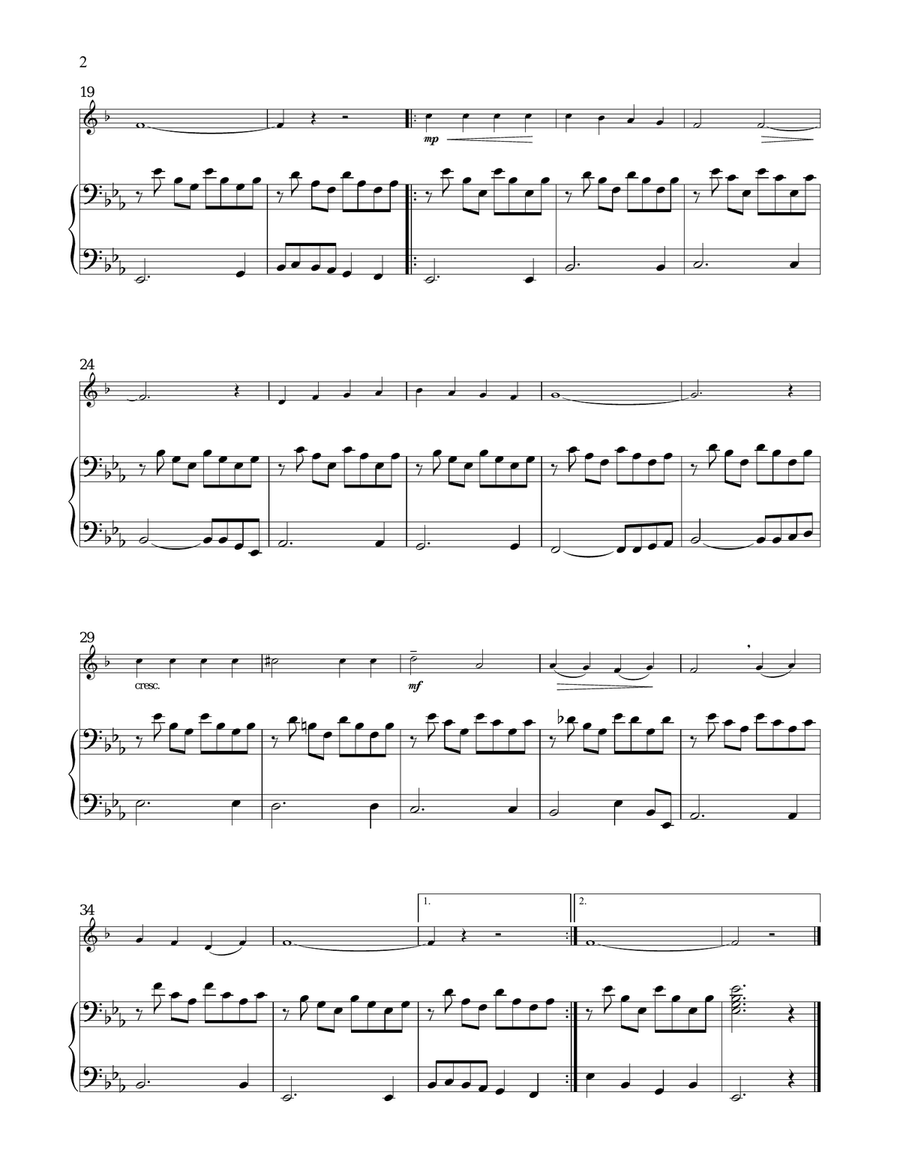 The Last Supper (from Jesus Christ Superstar) Trumpet Solo scores gallery preview page 2