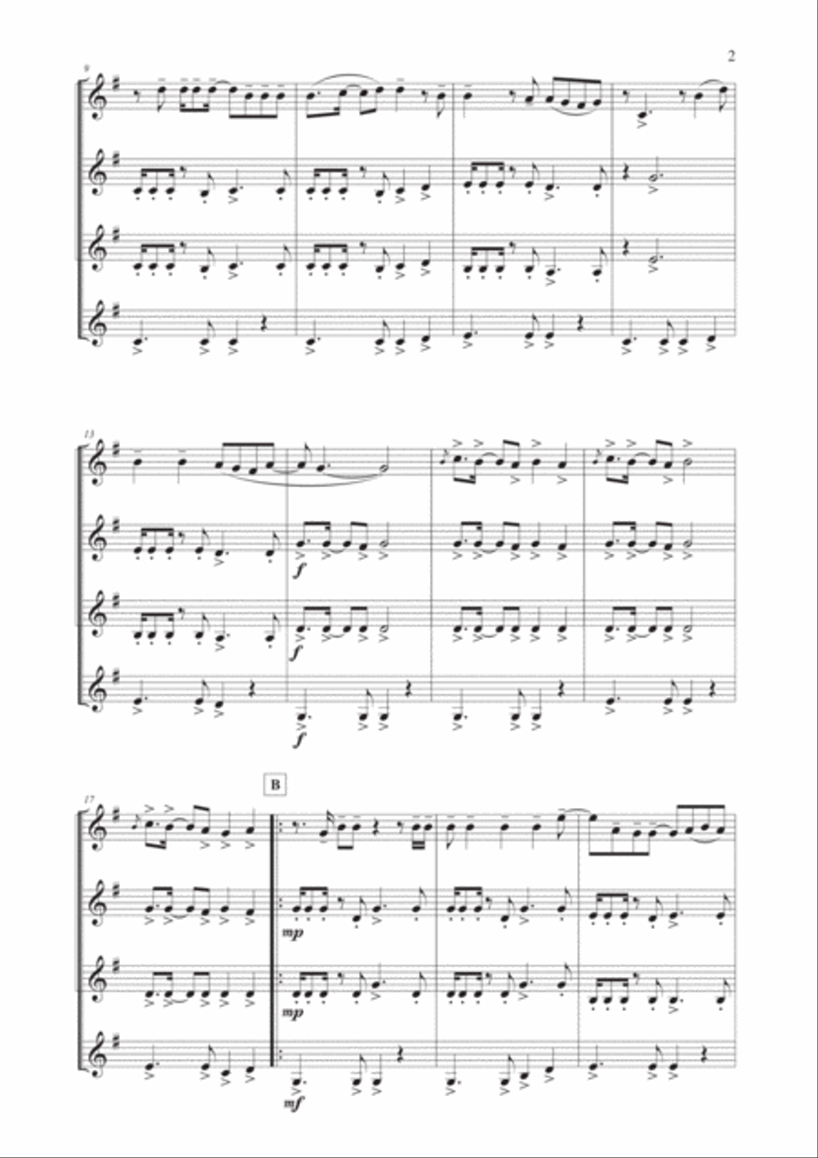 Girls Just Want To Have Fun Woodwind Ensemble scores gallery preview page 3