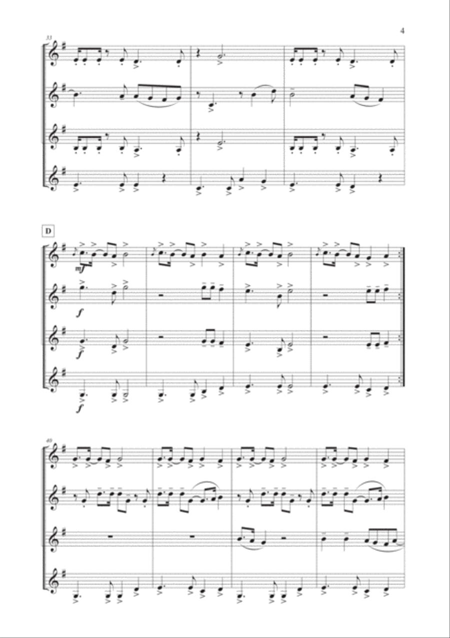 Girls Just Want To Have Fun Woodwind Ensemble scores gallery preview page 5