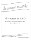The Water is Wide - for alto recorder and harp