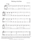 Waltzing in the Rain - Piano/Keyboard Solo