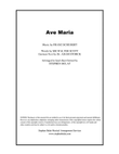 Ave Maria (Schubert) - Lead sheet (key of C)