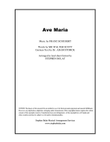 Ave Maria (Schubert) - Lead sheet (key of D)