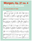 Morgen, Op. 27 no. 4 (F major)