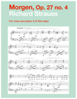 Morgen, Op. 27 no. 4 (E-flat major)