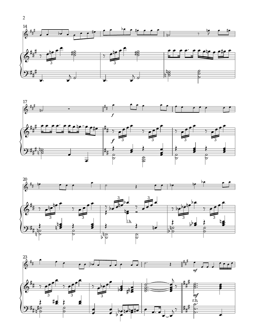 Hosanna (from Jesus Christ Superstar) Violin Solo scores gallery preview page 2