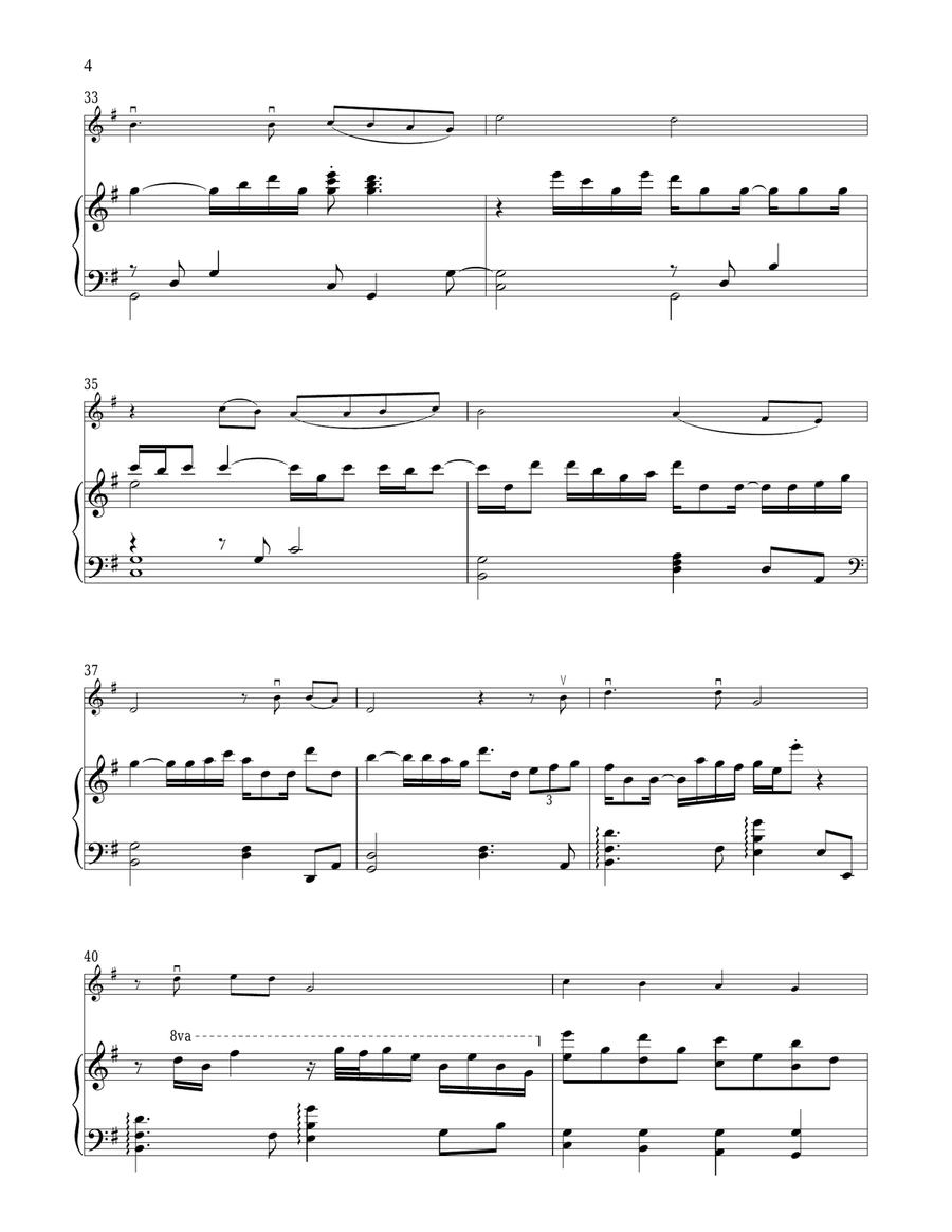 I Don't Know How To Love Him (from Jesus Christ Superstar) Violin Solo scores gallery preview page 4