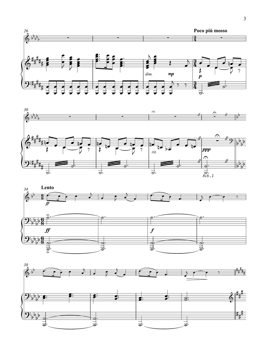 Angel Of Music (from The Phantom of The Opera) Trumpet Solo scores gallery preview page 3