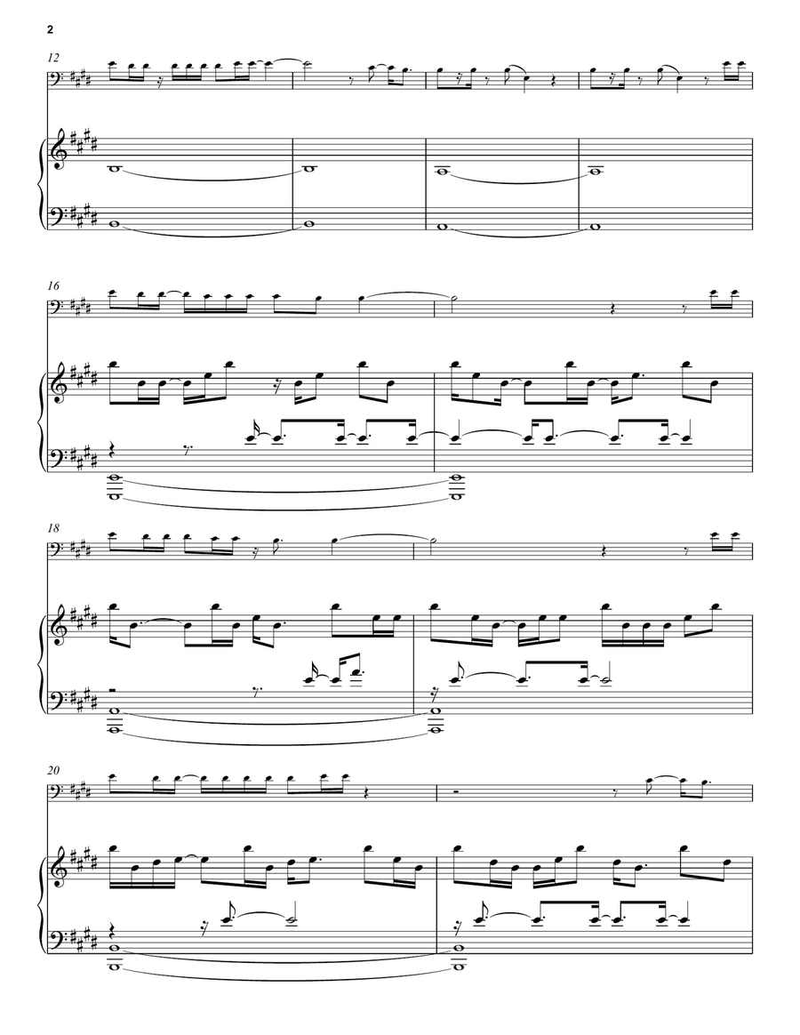 Walking The Wire / Largo Walking The Wire / Largo Piano scores gallery preview page 2