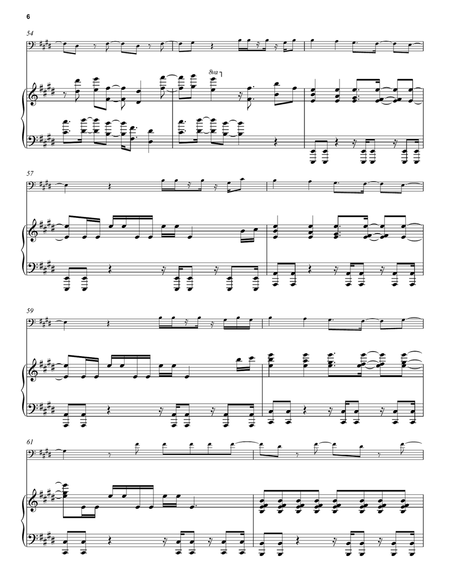 Walking The Wire / Largo Walking The Wire / Largo Piano scores gallery preview page 6