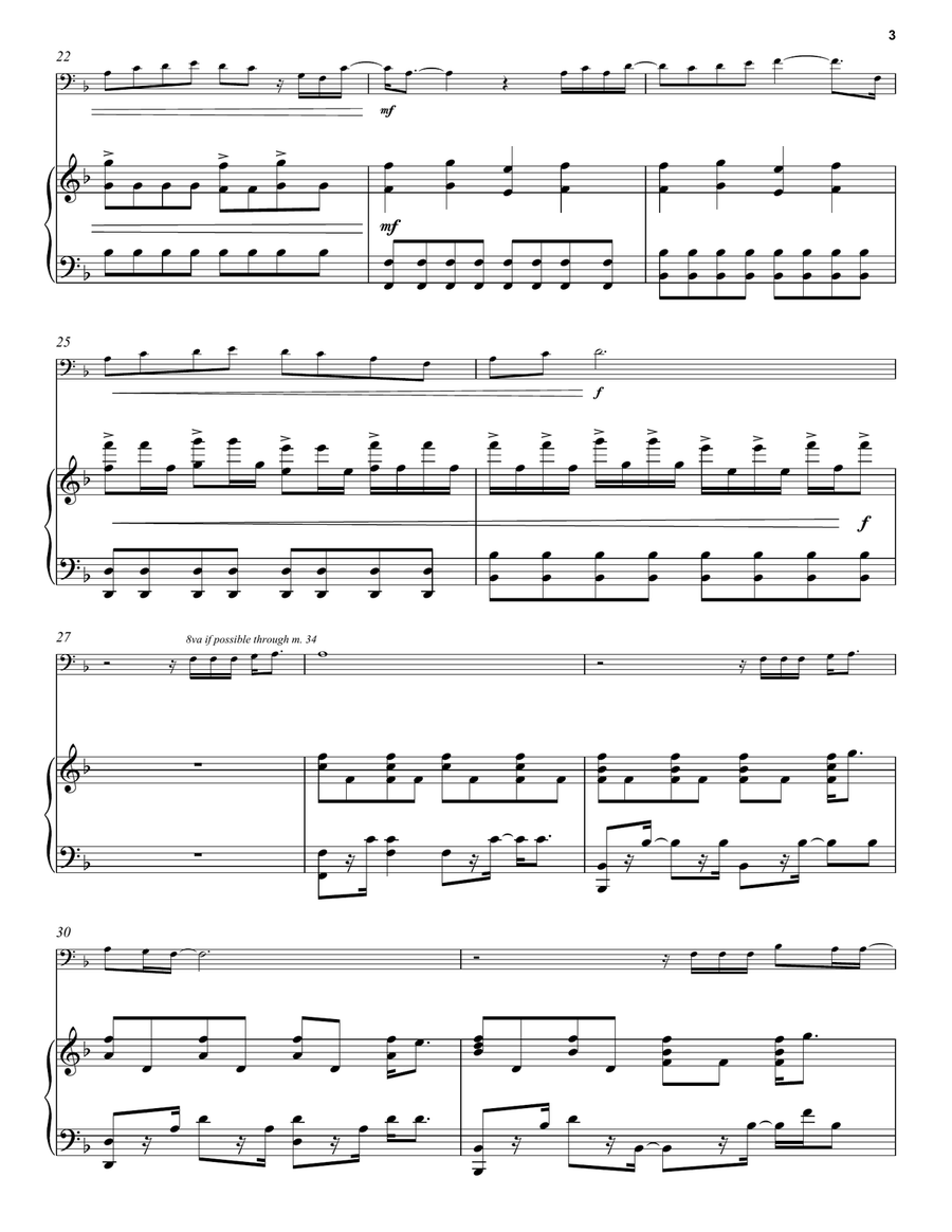In My Blood / Swan Lake In My Blood / Swan Lake Piano scores gallery preview page 3
