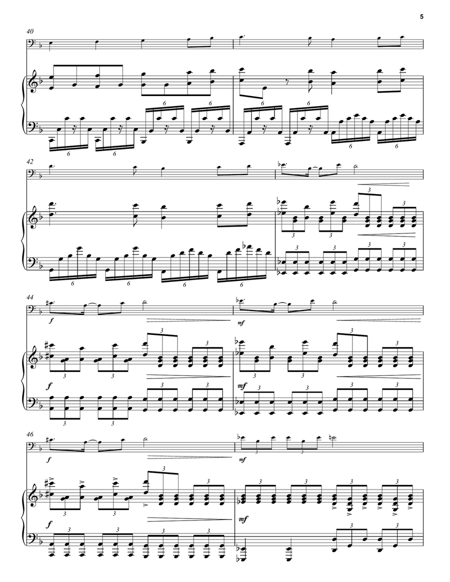 In My Blood / Swan Lake In My Blood / Swan Lake Piano scores gallery preview page 5
