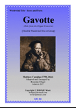 Gavotte (Solo from the Organ Concerto) - Flexible Mixed Woodwind Trio or Mixed Group Score and Parts