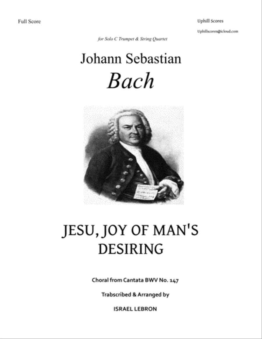 Jesu, Joy of Man's Desiring (Trumpet) Jazz Ensemble scores gallery preview page 1