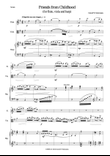 Friends from Childhood for flute, viola and harp