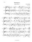 Intermezzo Op. 118, No. 2 by Brahms for String Trio