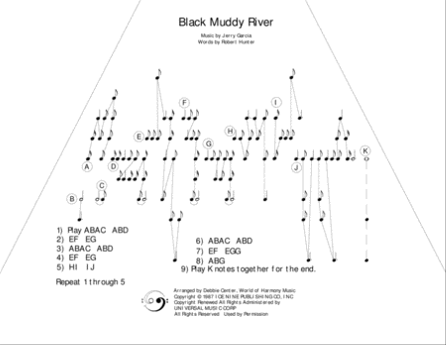 Black Muddy River Zither scores gallery preview page 1