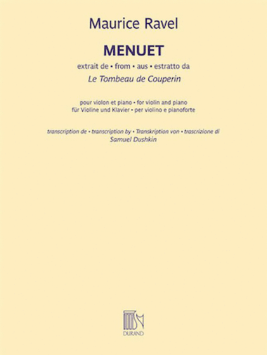 Menuet from Le Tombeau de Couperin