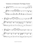 Variations on Schumann's The Happy Farmer