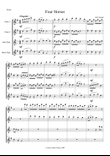 Four Horses for flute choir