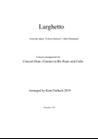 Larghetto (Una furtiva lagrima) from 