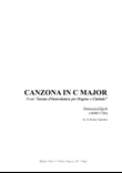 CANZONA IN C MAJOR - D. Zipoli - From Sonate d'intavolatura per Organo e Cimbalo