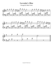 Lavender's Blue - Beginner