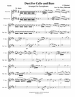 Duet for Cello and Bass mini preview