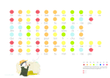 J'ai du bon tabac Rainbow coded music sheet music therapy resource