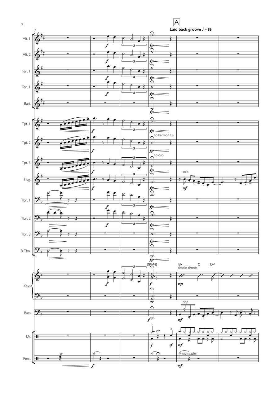 Redbone Redbone Jazz Ensemble scores gallery preview page 2