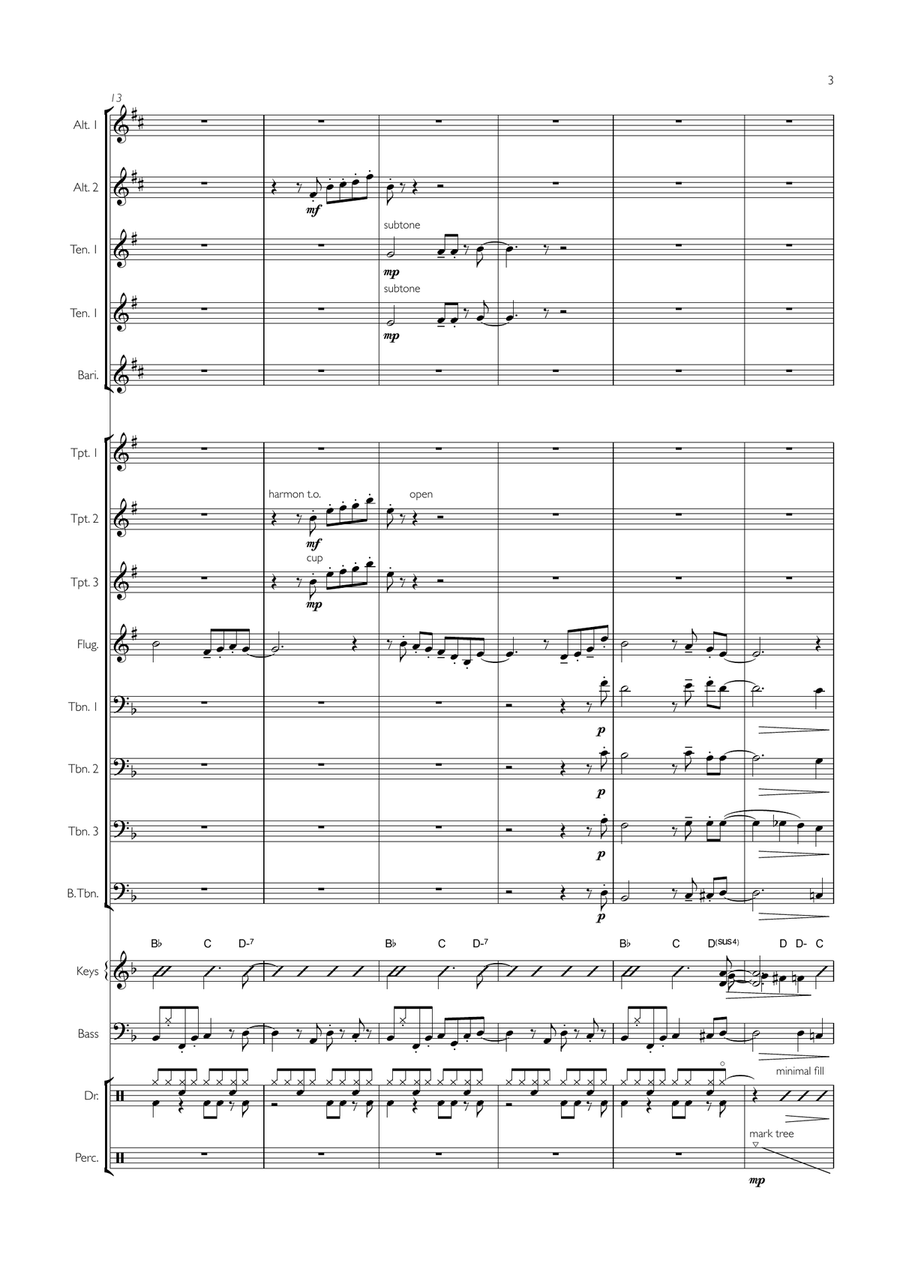 Redbone Redbone Jazz Ensemble scores gallery preview page 3