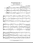Mozart, W. - Divertimento No. 5 (Mvt. 1) for Two Violins and Viola