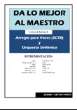 Da lo mejor al Maestro (Himno Tradicional) - Orchestra - Score + Set of Parts