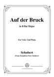 Schubert-Auf der Bruck,Op.93 No.2,in B flat Major,for Voice&Piano mini preview