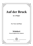 Schubert-Auf der Bruck,Op.93 No.2,in A Major,for Voice&Piano mini preview