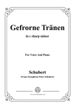 Schubert-Gefrorne Tränen,from 'Winterreise',Op.89(D.911) No.3,in c sharp minor,for Voice&Piano