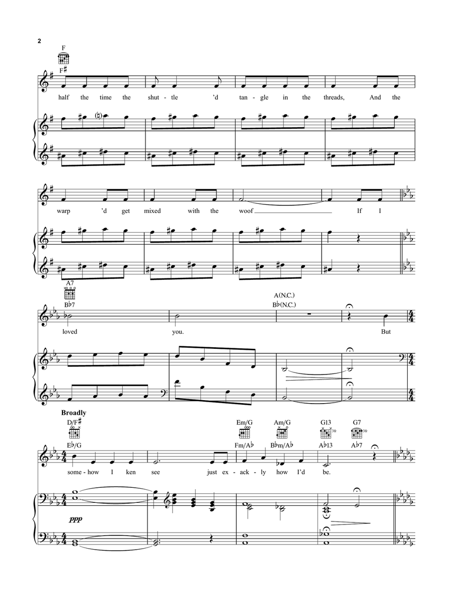 If I Loved You If I Loved You Piano, Vocal scores gallery preview page 2