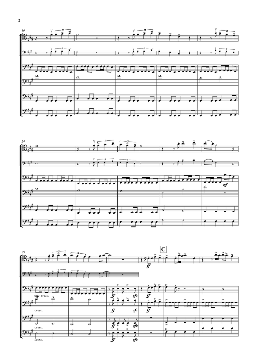 Final Countdown Small Ensemble scores gallery preview page 3