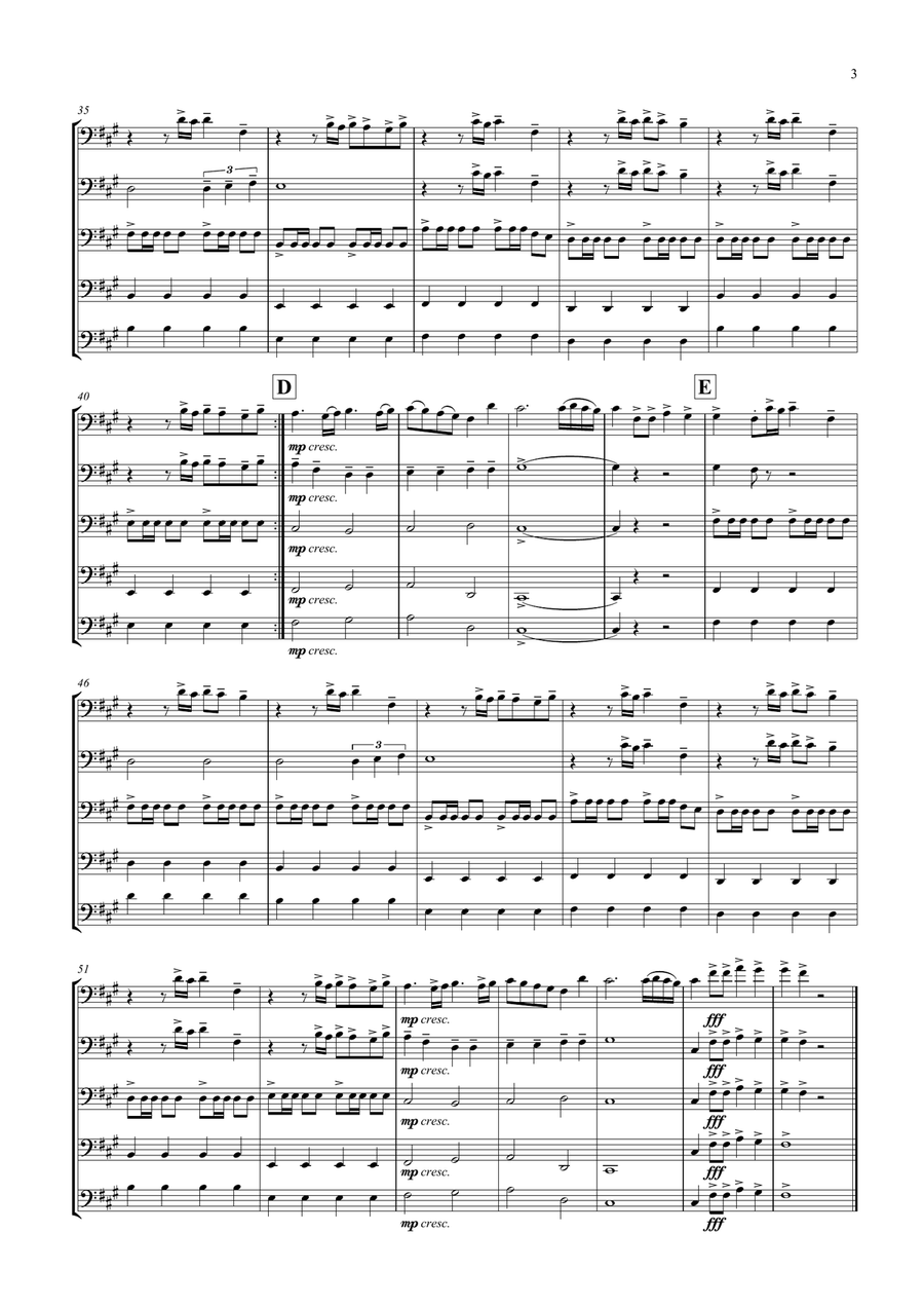 Final Countdown Small Ensemble scores gallery preview page 4