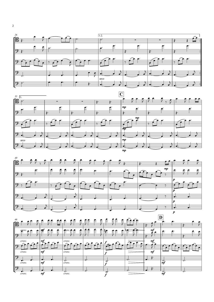 Hallelujah Small Ensemble scores gallery preview page 3