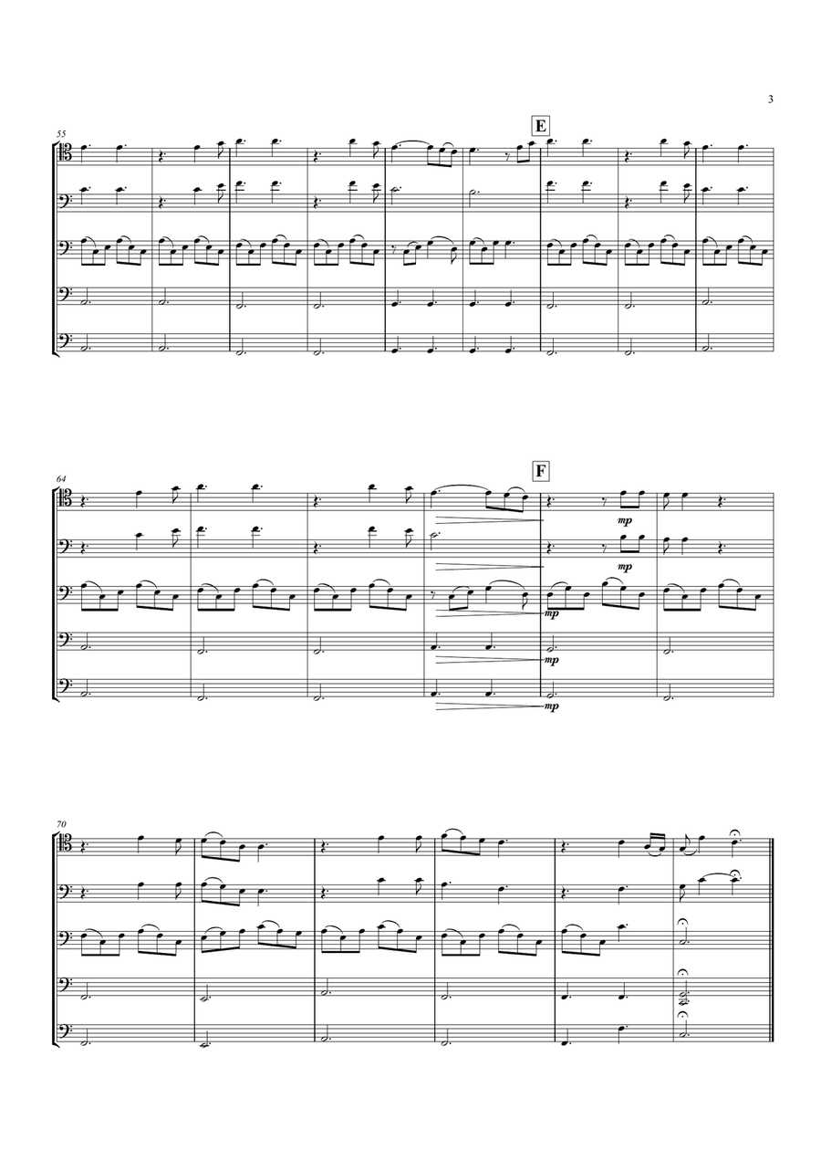 Hallelujah Small Ensemble scores gallery preview page 4