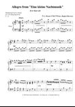 Allegro from ''Eine Kleine Nachtmusik'' (Mozart) - lever harp solo