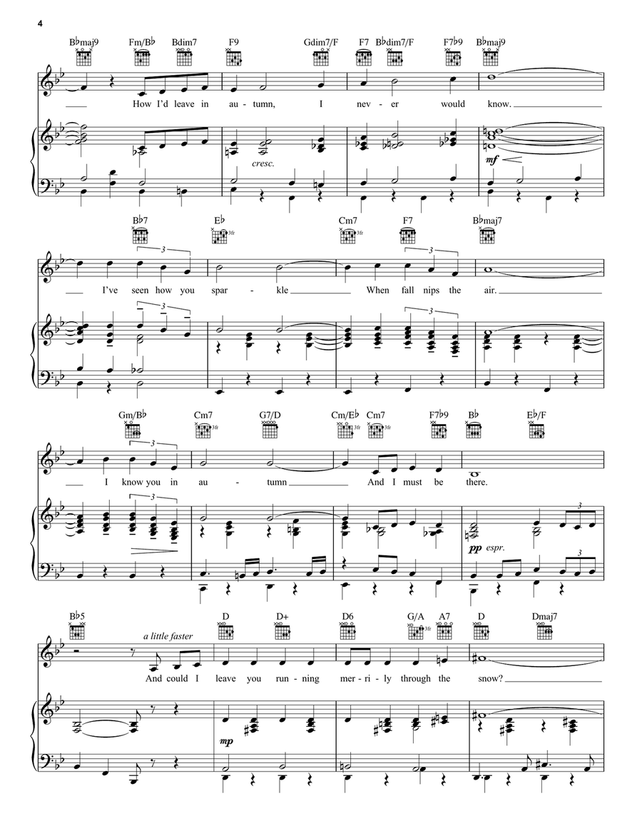 If Ever I Would Leave You Piano, Vocal scores gallery preview page 4