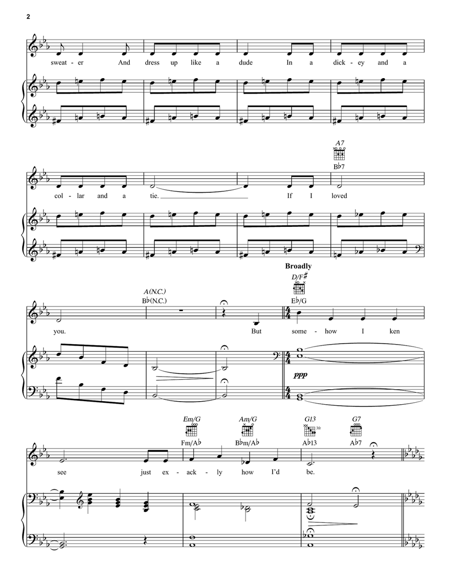 If I Loved You If I Loved You Piano, Vocal scores gallery preview page 2