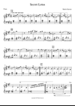 Secret Lotus - Sweet emotional solo piano - Easy to play