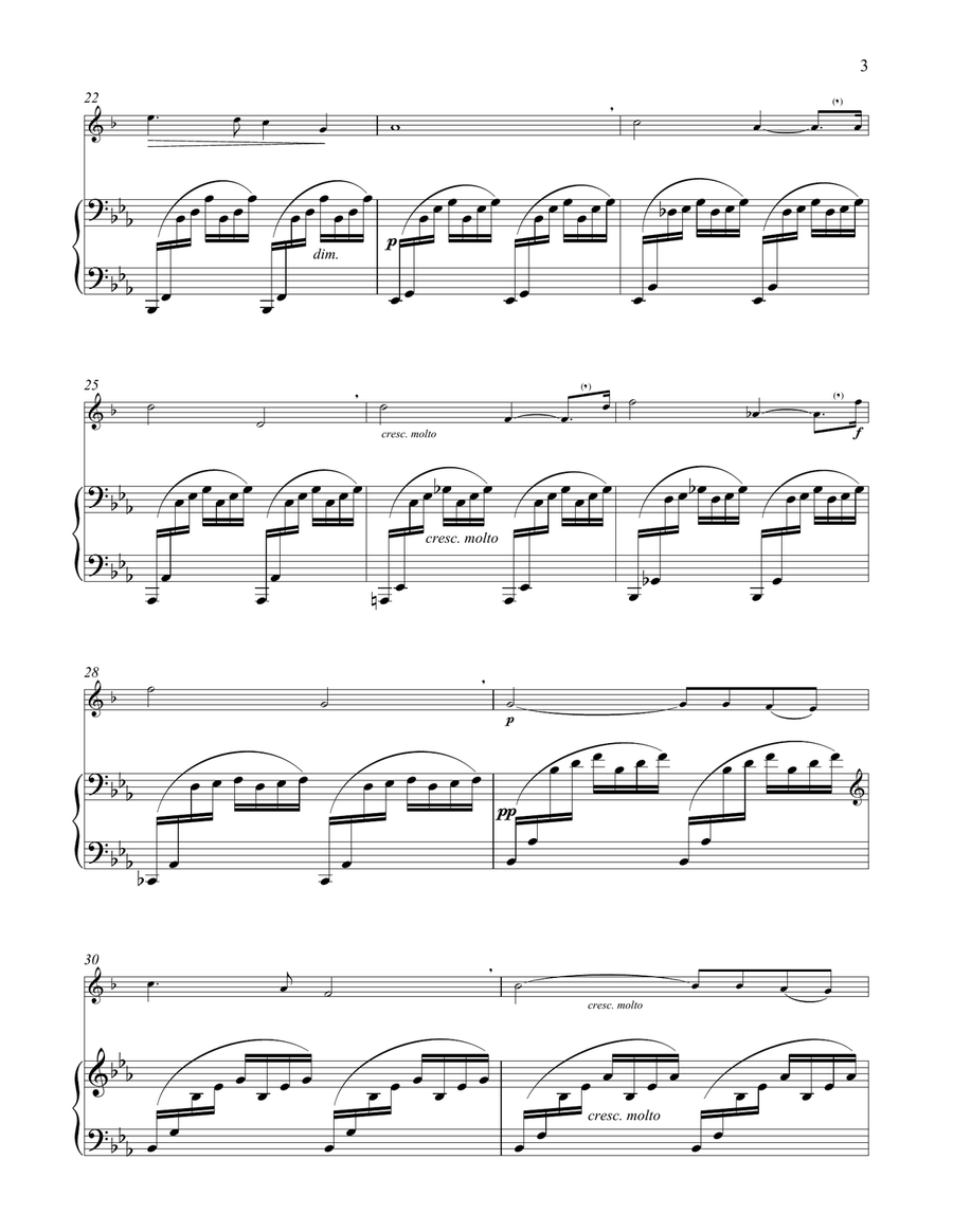 Ave Maria Ave Maria Trumpet Solo scores gallery preview page 3