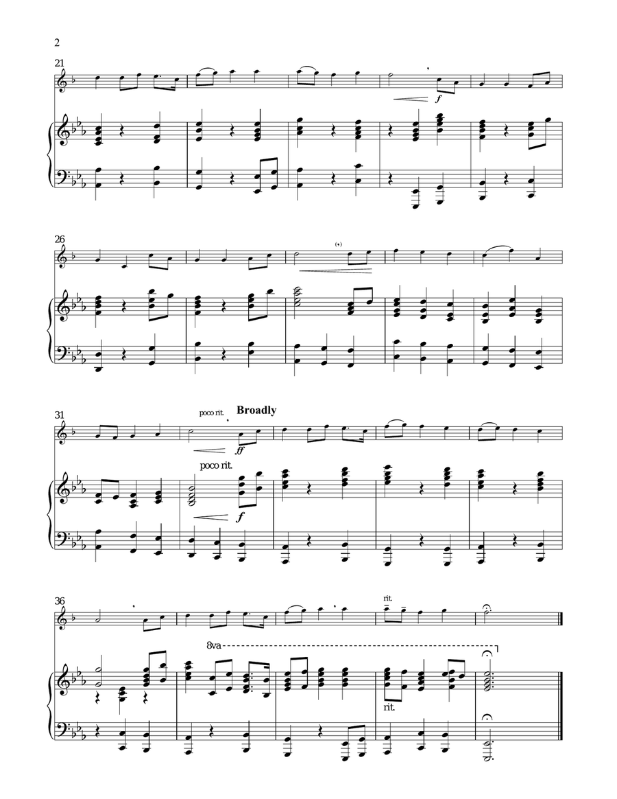 Jupiter Trumpet Solo scores gallery preview page 2
