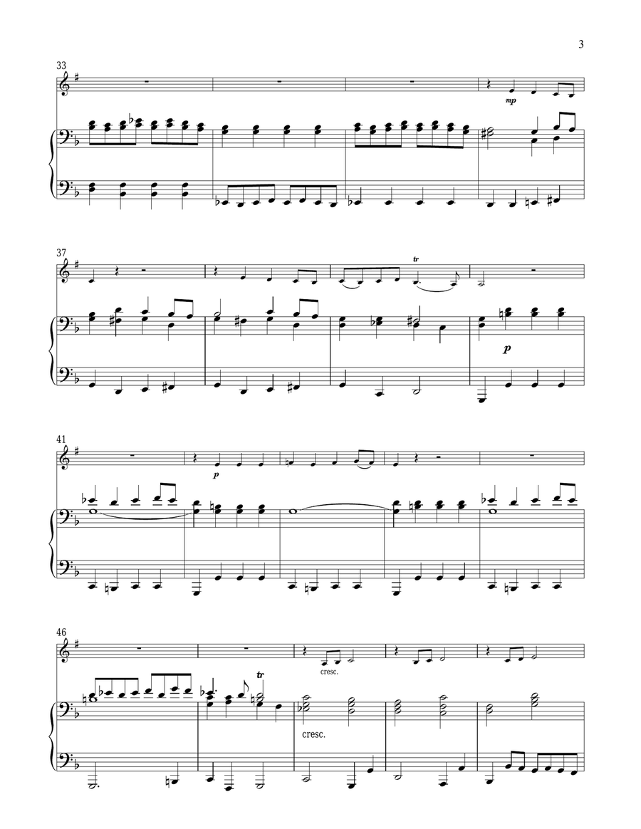 Fanfare Rondeau Fanfare Rondeau Trumpet Solo scores gallery preview page 3