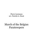 March Of The Belgian Paratroops (marche Des Parachutistes Belges)